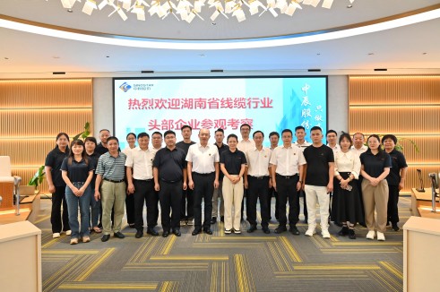 聚智 协同 共享——湖南线缆头部企业莅临威廉体育电缆调查互换
