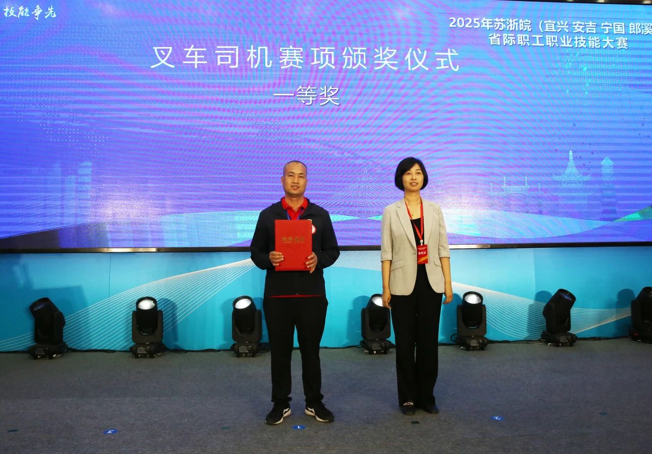 喜报｜威廉体育“刘德华”一举夺冠！省际技术大赛包揽冠亚军，，，，，叉车班再获佳绩！